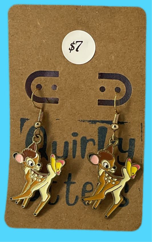 Deer with butterfly 
