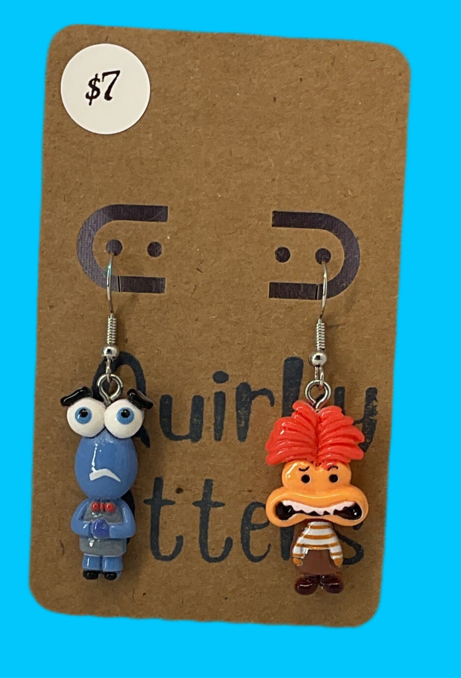 Inside Out themed Earrings